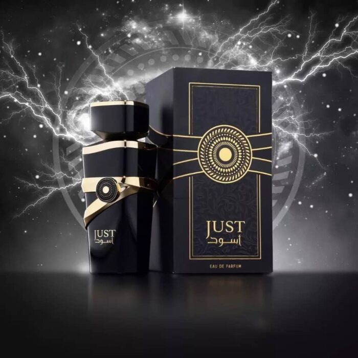 عطر ادکلن مردانه اسد فراگرنس ورد مدل جاست اسود (Fragrance World Asad)