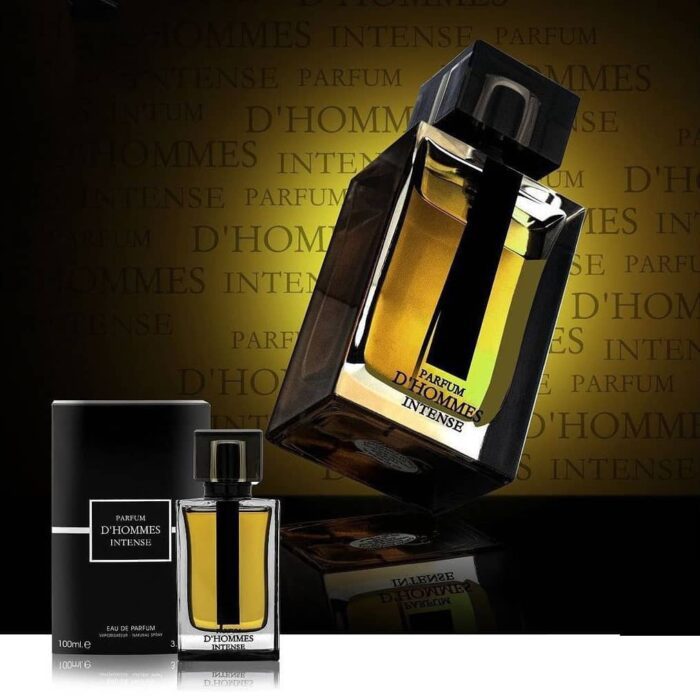 عطر ادکلن مردانه دیور هوم اینتنس فراگرنس ورد مدل د هوم اینتنس Fragrance World Parfum D'Hommes Intense