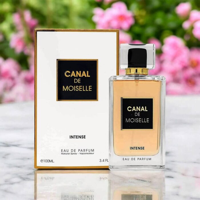 عطر ادکلن زنانه شنل کوکو مادمازل اینتنس فراگرنس مدل کانال د مازل اینتنس (Fragrance World Coco Mademoiselle Intense)