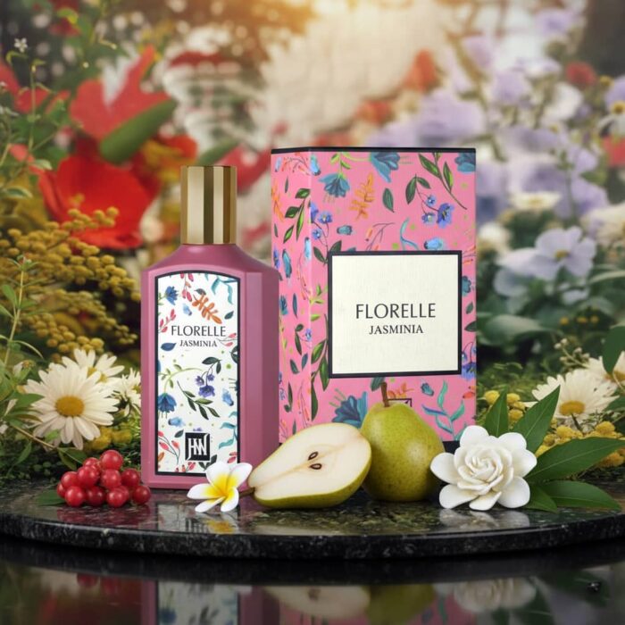 عطر ادکلن زنانه گوچی فلورا گورجس گاردنیا جانوین جکوینز مدل فلورل جاسمین (Jackwins Gucci Flora Gorgeous Gardenia) حجم 100 میل