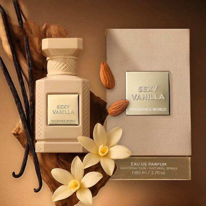 عطر ادکلن زنانه مردانه تام فورد وانیلا سکس فراگرنس ورد مدل سکسی وانیلا (Fragrance World Vanilla Sexy) حجم 80 میل