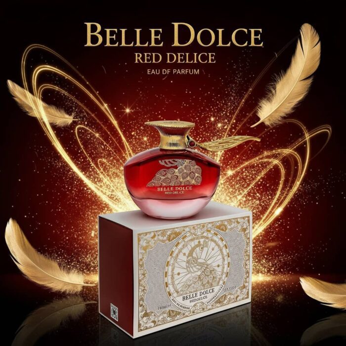 عطر ادکلن زنانه مردانه کایالی ایدن جویسی اپل 01 فراگرنس ورد مدل بل دولچه رد دوس (Fragrance World BELLE DOLCE RED DELICE) حجم 100