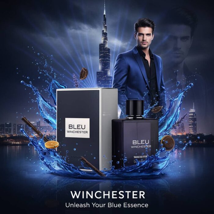عطر ادکلن مردانه بلو شنل وینچستر فرانسه مدل بلو (Royality Wenchistr Bleu) حجم 100 میل
