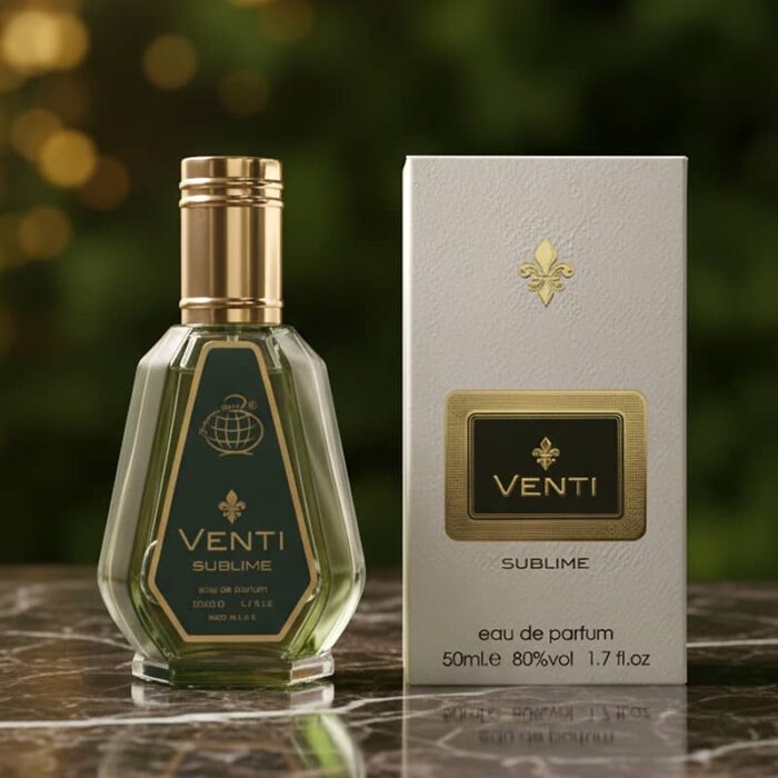 عطر ادکلن مردانه کرید میلسیم 1849 فراگرنس ورد مدل ونتی سابلیم (Fragrance World Venti Sublime) حجم 50 میل