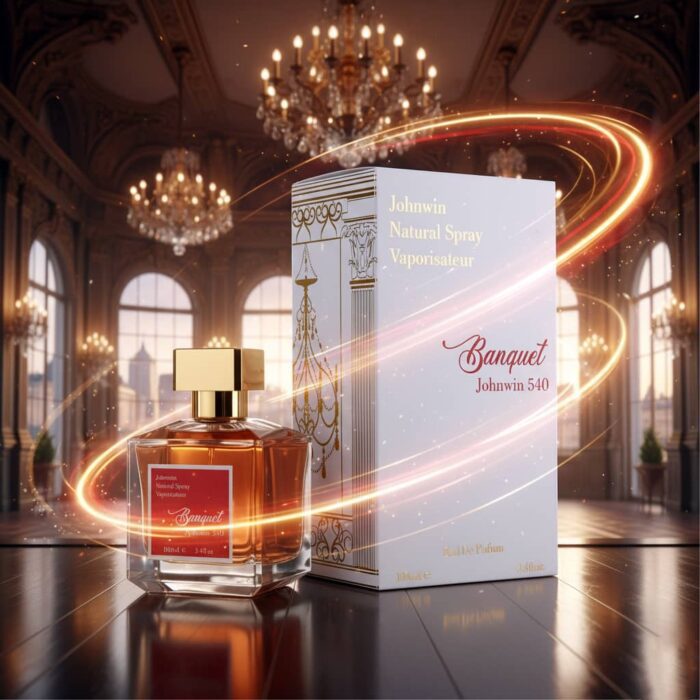 عطر ادکلن زنانه مردانه باکارات رژ 540 جانوین جکوینز مدل بانکوییت 540 (Jackwins - Johnwin Baccarat Rouge 540) حجم 100 میل