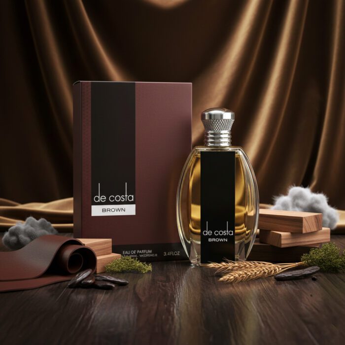 عطر ادکلن مردانه دانهیل قهوه ایی جانوین جکوینز مدل د کاستا براون (Johnwin - Jackwins De costa Brown for Men) حجم 100 میل