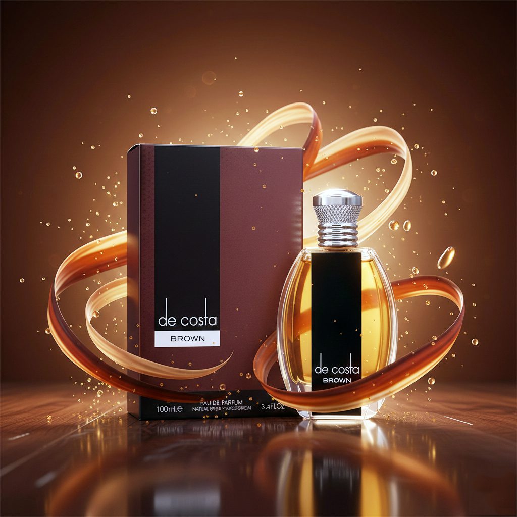 عطر ادکلن مردانه دانهیل قهوه ایی جانوین جکوینز مدل د کاستا براون (Johnwin - Jackwins De costa Brown for Men) حجم 100 میل