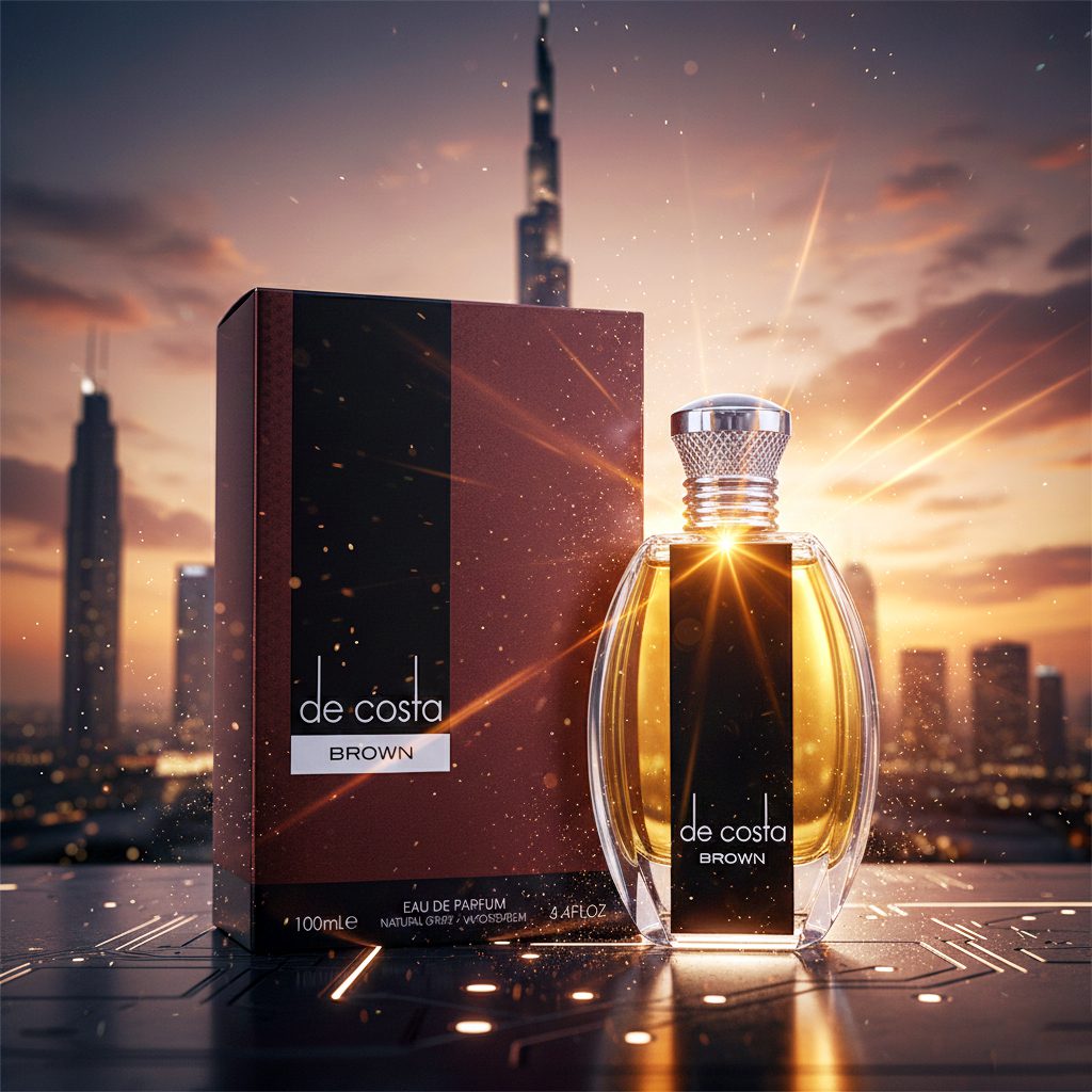 عطر ادکلن مردانه دانهیل قهوه ایی جانوین جکوینز مدل د کاستا براون (Johnwin - Jackwins De costa Brown for Men) حجم 100 میل