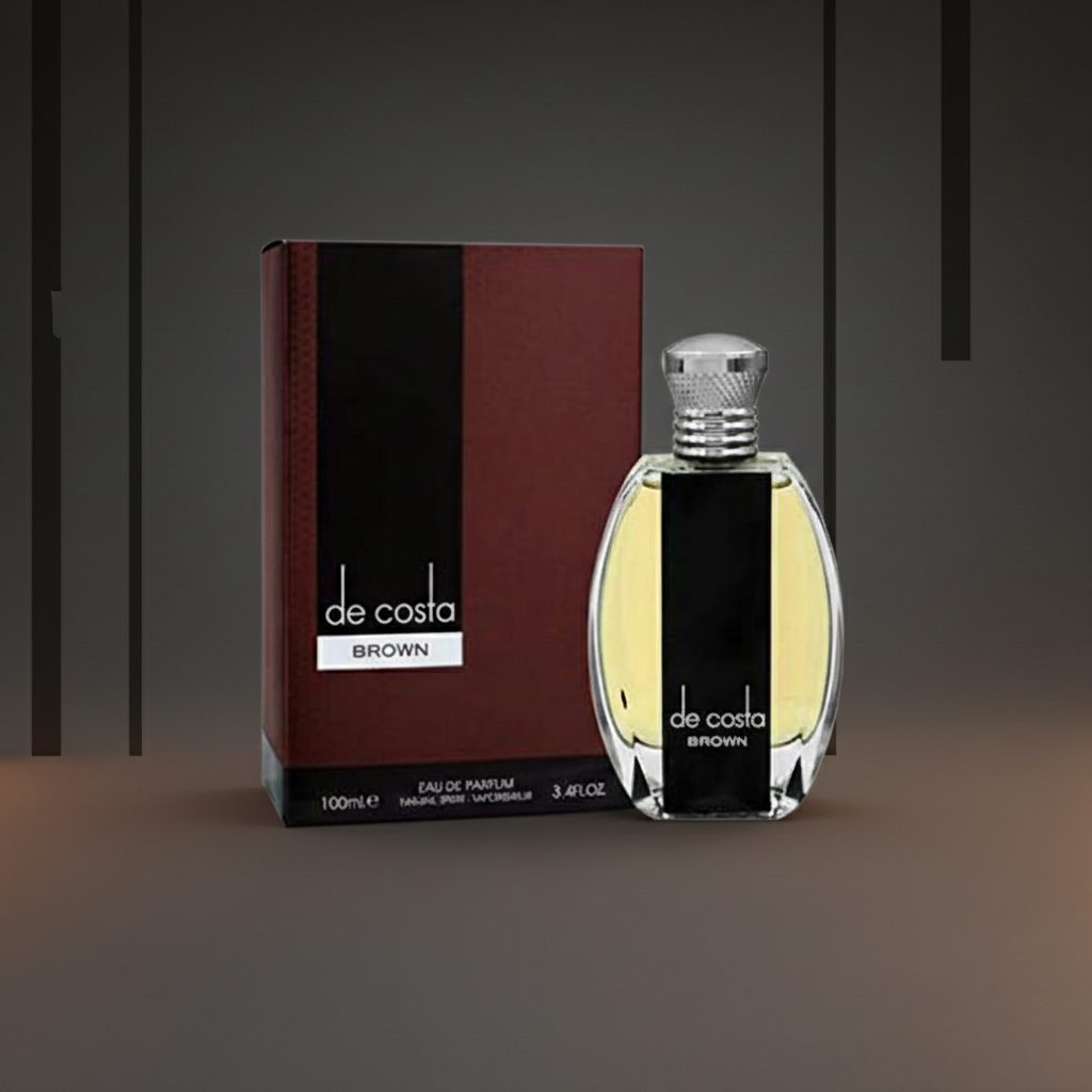 عطر ادکلن مردانه دانهیل قهوه ایی جانوین جکوینز مدل د کاستا براون (Johnwin - Jackwins De costa Brown for Men) حجم 100 میل