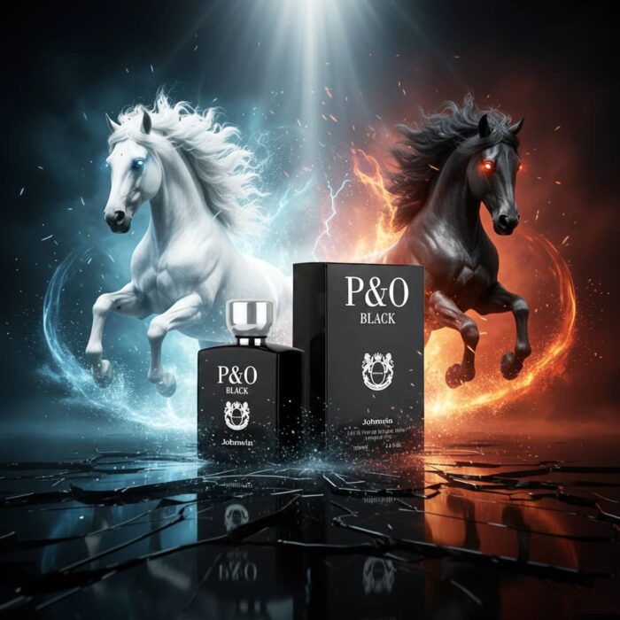 عطر ادکلن مردانه رالف لورن پولو مشکی جانوین جکوینز مدل پی اند او بلک (Johnwin – Jackwins P&O Black) حجم 100 میل