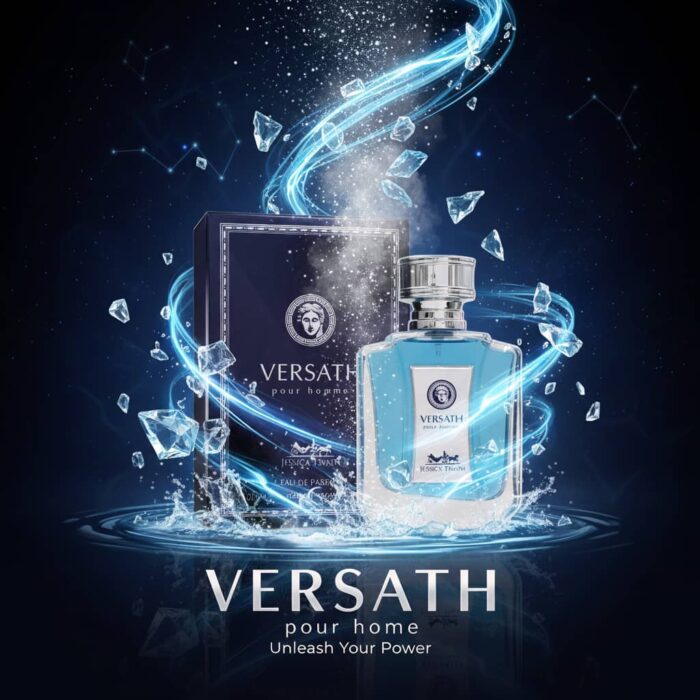 عطر ادکلن مردانه ورساچه پور هوم جسیکا توین فرانسه مدل ورساچ پور هوم (jessica twain Versath Pour Homme) حجم 100 میل