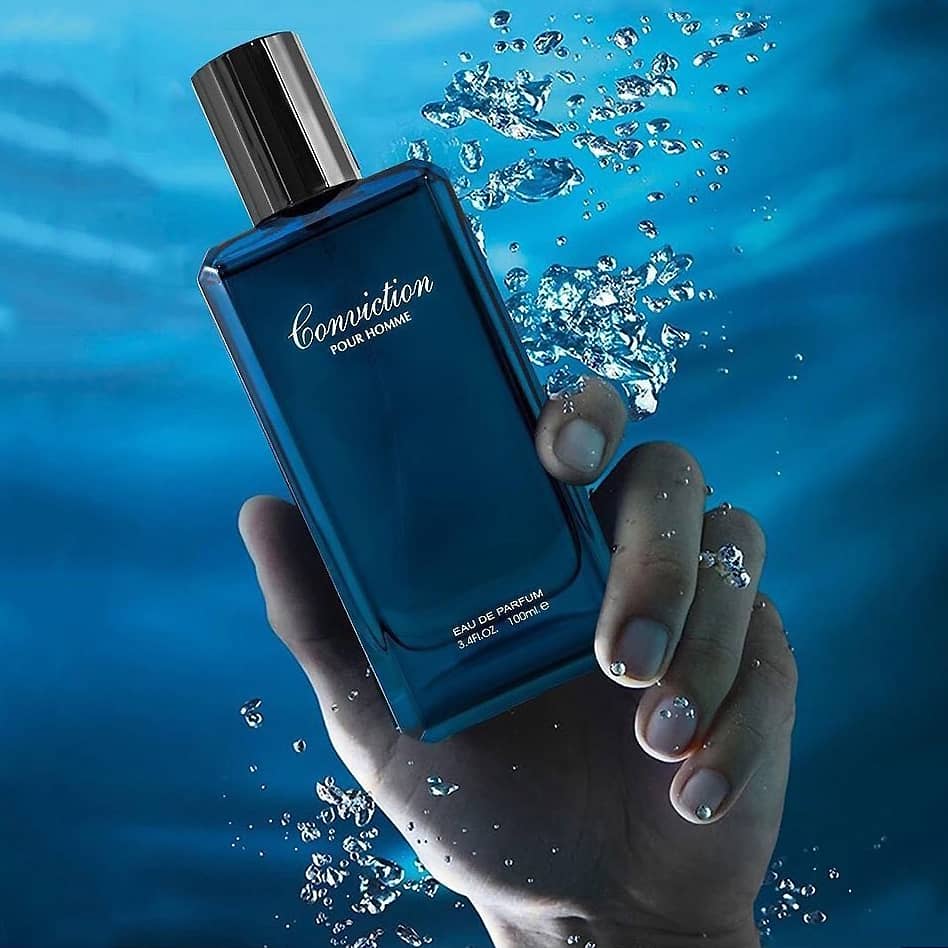 عطر ادکلن مردانه دیویدوف کول واتر فراگرنس ورد مدل کانویکشن (Fragrance World Davidoff Cool Water)
