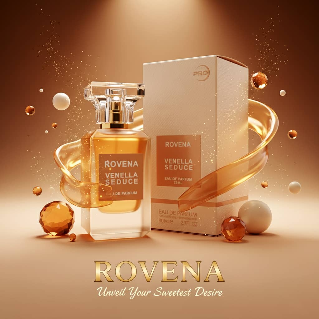 عطر ادکلن زنانه مردانه تام فورد وانیلا سکس روونا فرانسه مدل ونلا سدیوس (Rovena venella seduce) حجم 100 میل