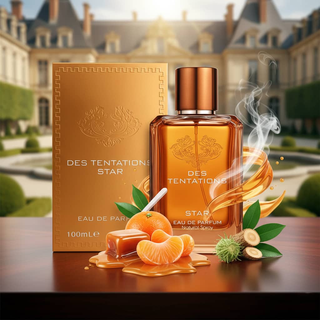 عطر ادکلن مردانه ورساچه اروس نجیم فراگرنس ورد مدل دس تنتیشن استار (Fragrance World des tentations star) حجم 100 میل