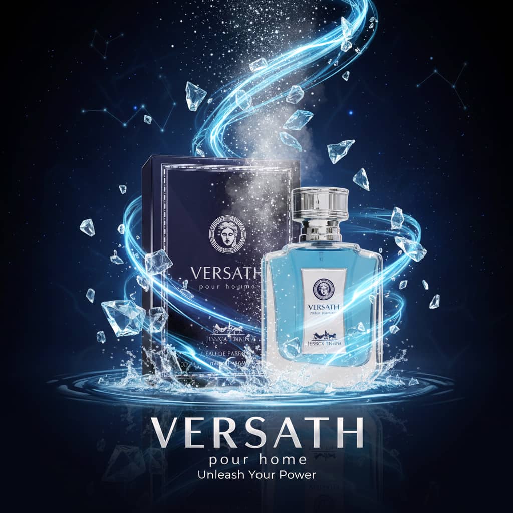 عطر ادکلن مردانه ورساچه پور هوم جسیکا توین فرانسه مدل ورساچ پور هوم (jessica twain Versath Pour Homme) حجم 100 میل